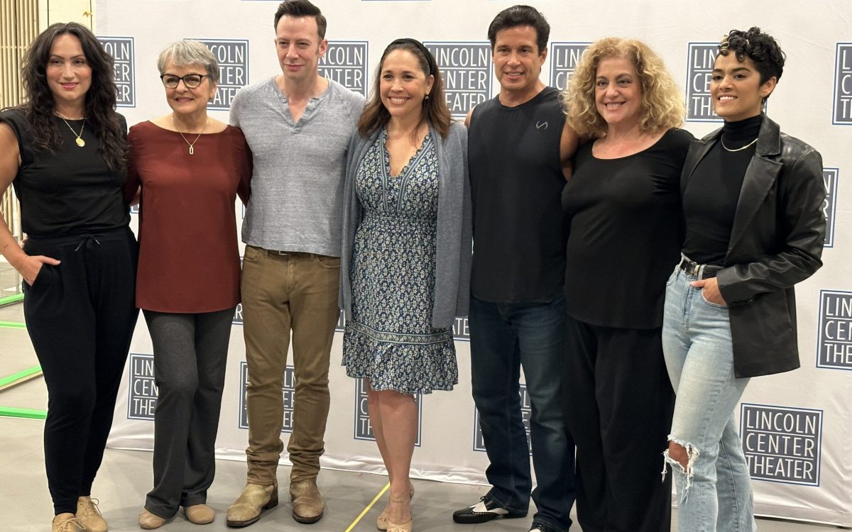 IMG_1739 Eden Espinosa, Priscilla Lopez, Tally Sessions, Andrea Burns, Enrique Acevedo, Mary Testa & Kalyn West (Foto: FFCP)