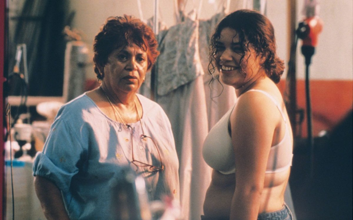 Real Women Have Curves Real Women Have Curves (2002)
Directed by Patricia Cardoso
Shown: Lupe Ontiveros (as Carmen Garcia), America Ferrera (as Ana Garcia)